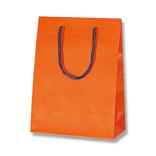 HEIKO 紙袋 ブライトバッグ T-3 Dオレンジ(マットPP貼り) 10枚/袋