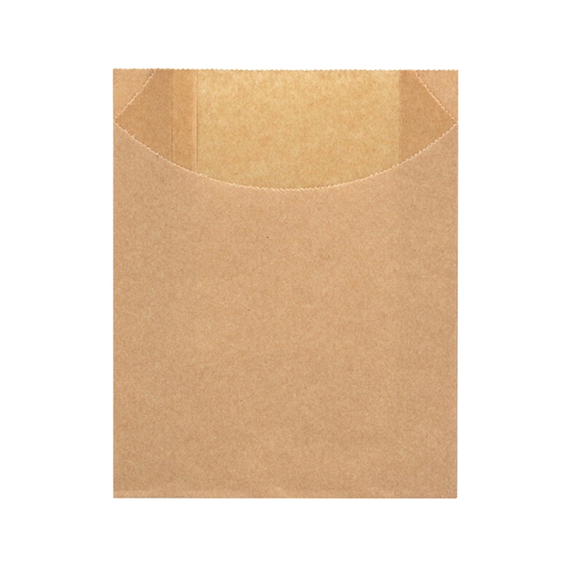 HEIKO NF(ノンフッ素)耐油スナック袋 未晒無地 100枚/袋