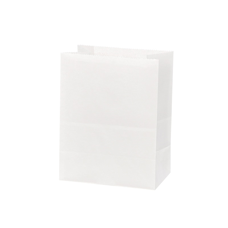 HEIKO NF(ノンフッ素)耐油角底袋 13-8 白無地 100枚/袋