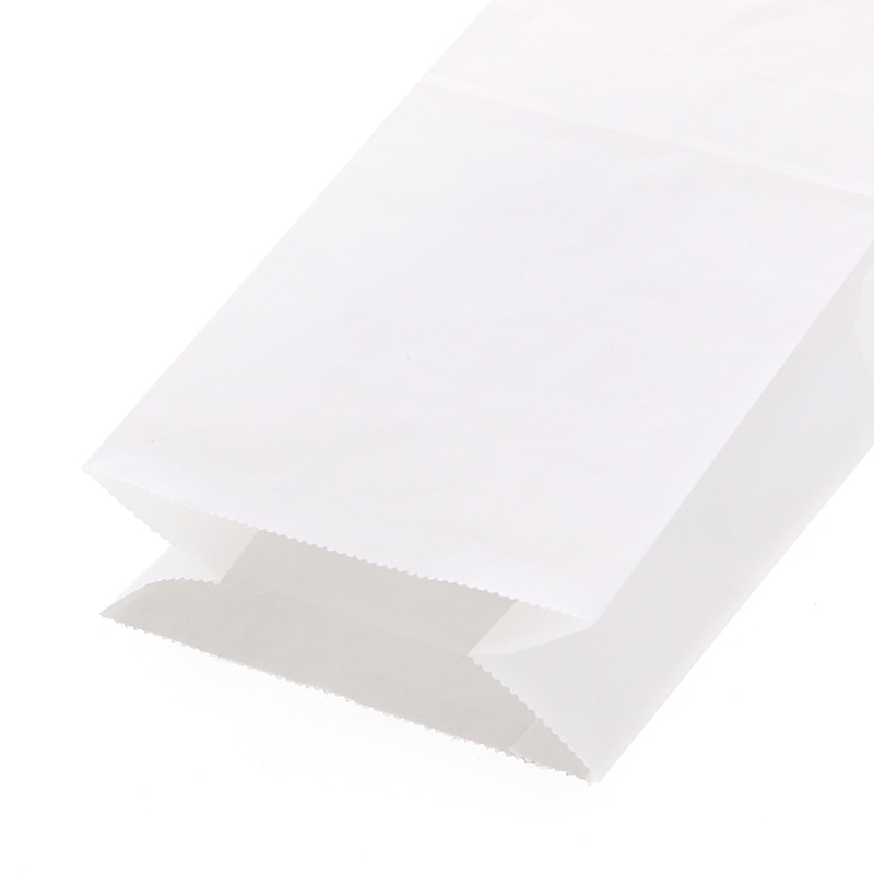 HEIKO NF(ノンフッ素)耐油角底袋 No.4 白無地 100枚/袋