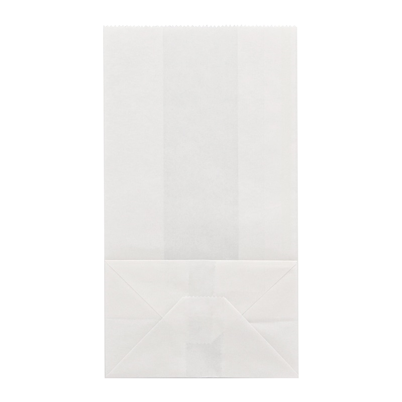 HEIKO NF(ノンフッ素)耐油角底袋 No.4 白無地 100枚/袋