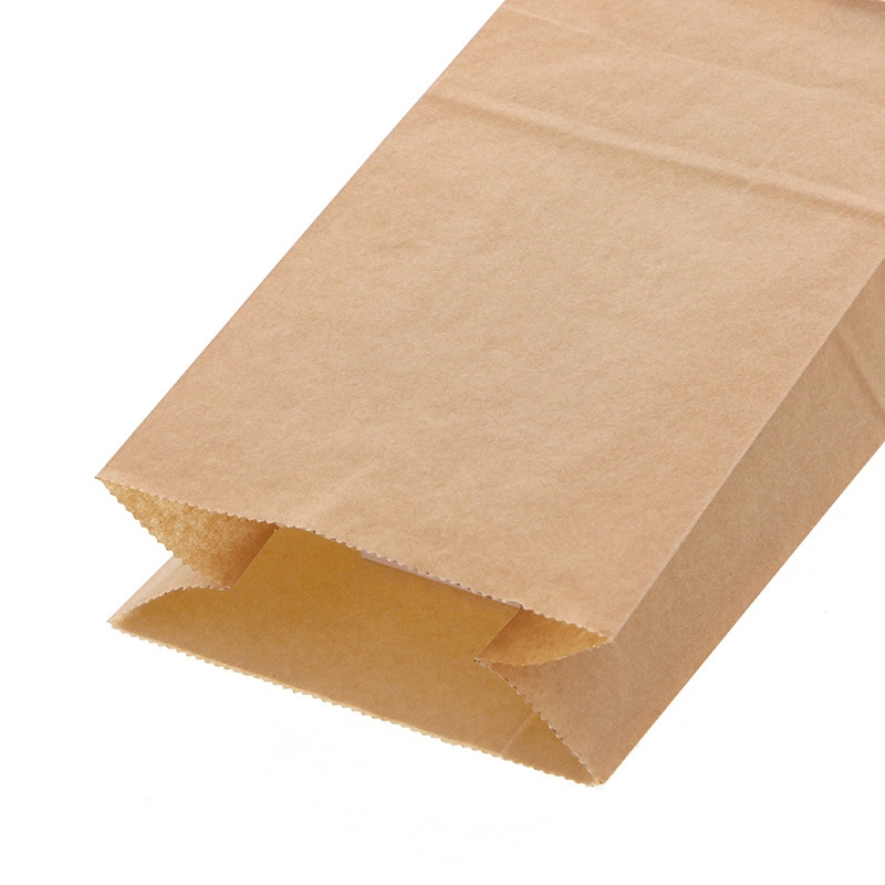 HEIKO NF(ノンフッ素)耐油角底袋 No.4 未晒無地 100枚/袋