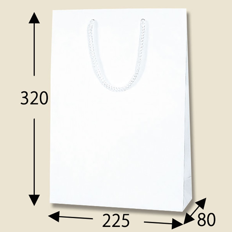 HEIKO 紙袋 Kバッグ SWT N白エンボス 10枚/袋