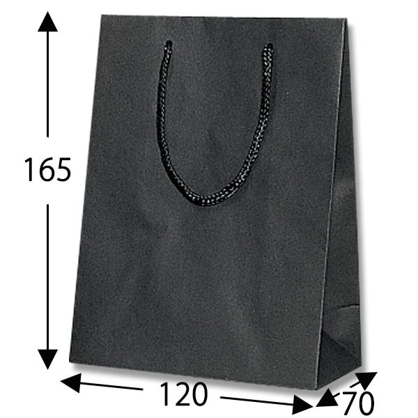 HEIKO 紙袋 Kバッグ T-4 黒 10枚/袋