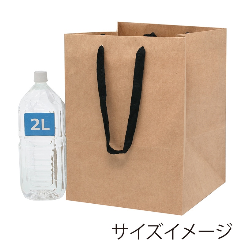 HEIKO 手提げ紙袋 フルールバッグ 30-30 未晒無地 10枚/袋 006441210