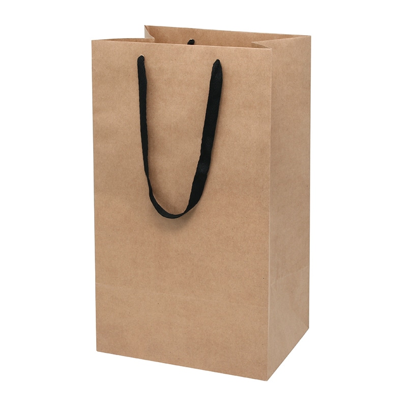 HEIKO 手提げ紙袋 フルールバッグ 32-25 未晒無地 10枚/袋