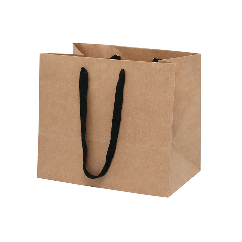 HEIKO 手提げ紙袋 フルールバッグ 34-3 未晒無地 10枚/袋