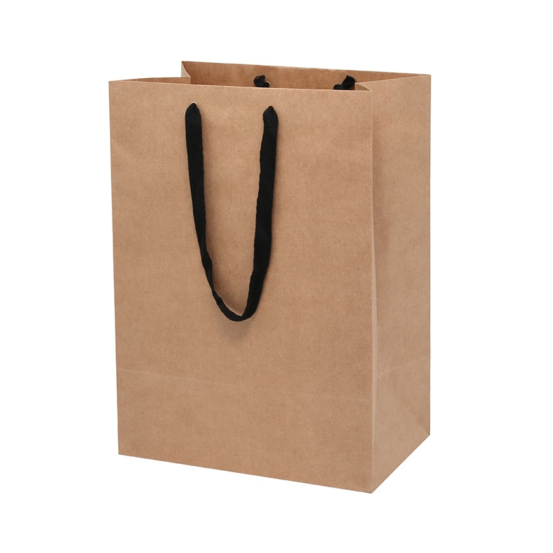 HEIKO 手提げ紙袋 フルールバッグ 34-4 未晒無地 10枚/袋