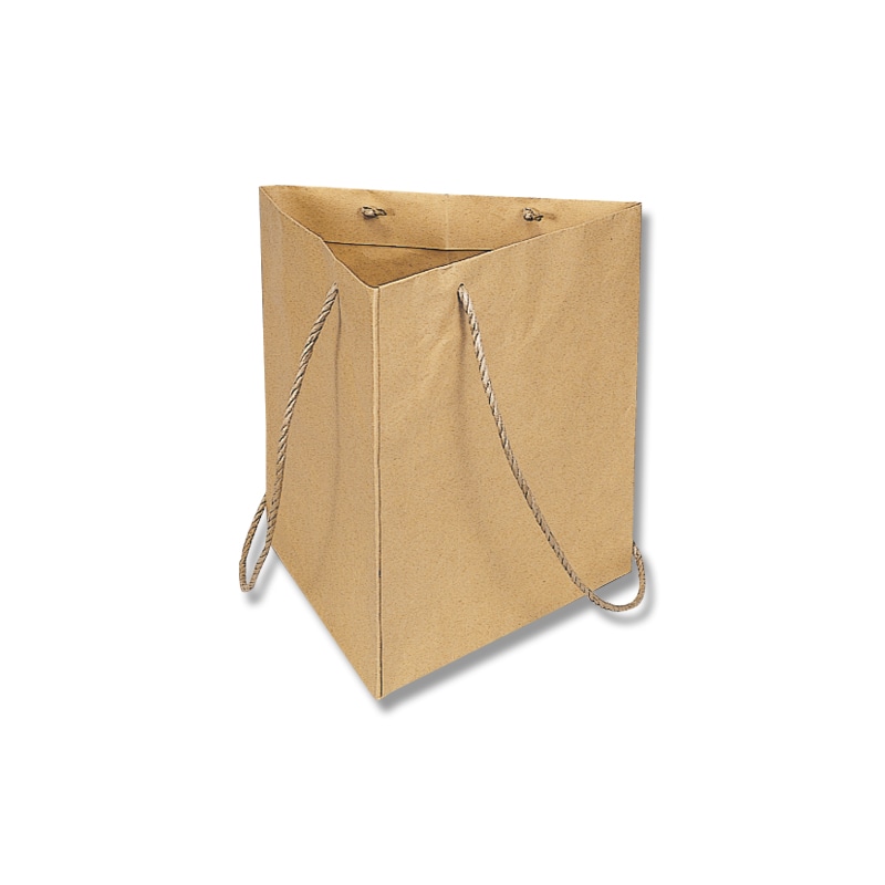 HEIKO 紙袋 トライバッグ 未晒 NO.2 10枚/袋