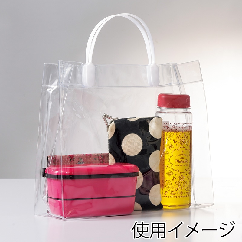 透明バッグ ハッピータック付L 10枚/袋