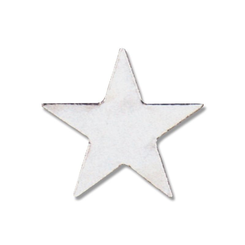 HEIKO タックラベル(シール) No.331 星 銀 23×25mm 18片/束