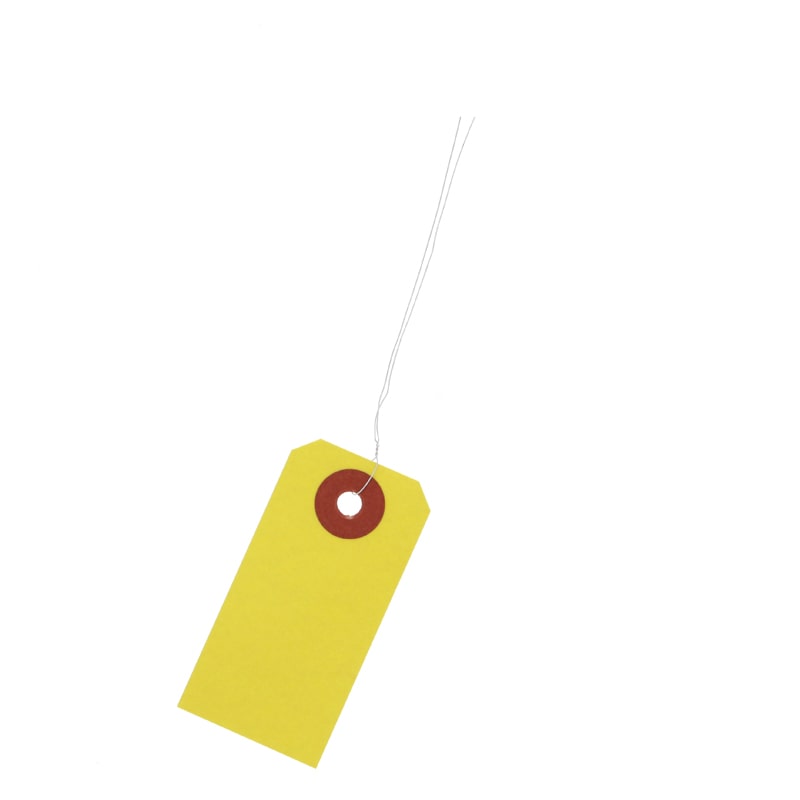 荷札 豆 30×60 黄 1000枚/箱