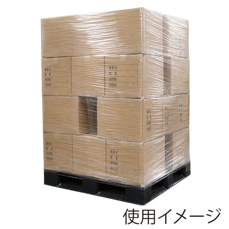 HEIKO ストレッチフィルム 77mm紙管 15μ 500mm×300m 1巻(ご注文単位6巻)