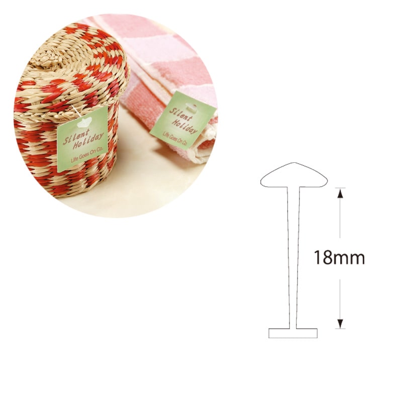 HEIKO タグピン スタンダード(Sタイプ) 18mm 10000本/箱