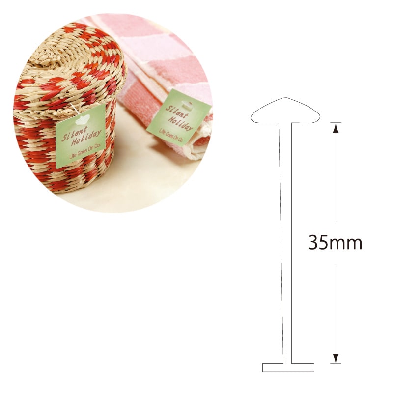 HEIKO タグピン スタンダード(Sタイプ) 35mm 10000本/箱