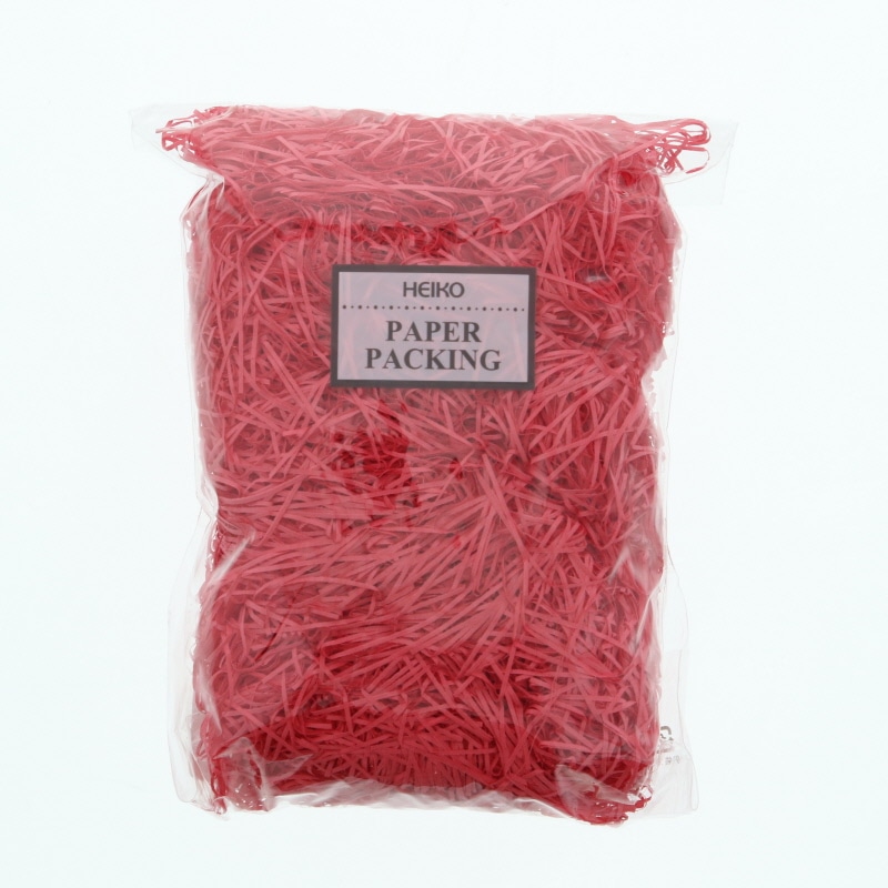 HEIKO 緩衝材 紙パッキン 40g入 赤 1袋