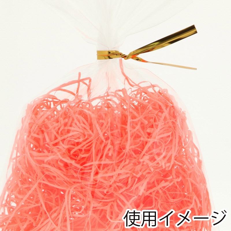 HEIKO 緩衝材 紙パッキン 40g入 ネオンピーチ 1袋