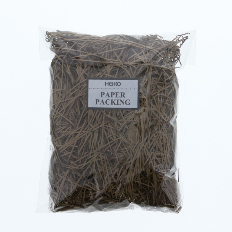 HEIKO 緩衝材 紙パッキン 40g入 ダークブラウン 1袋