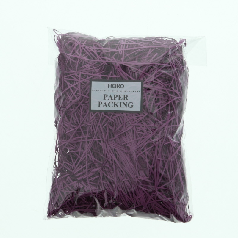 HEIKO 緩衝材 紙パッキン 40g入 パープル 1袋