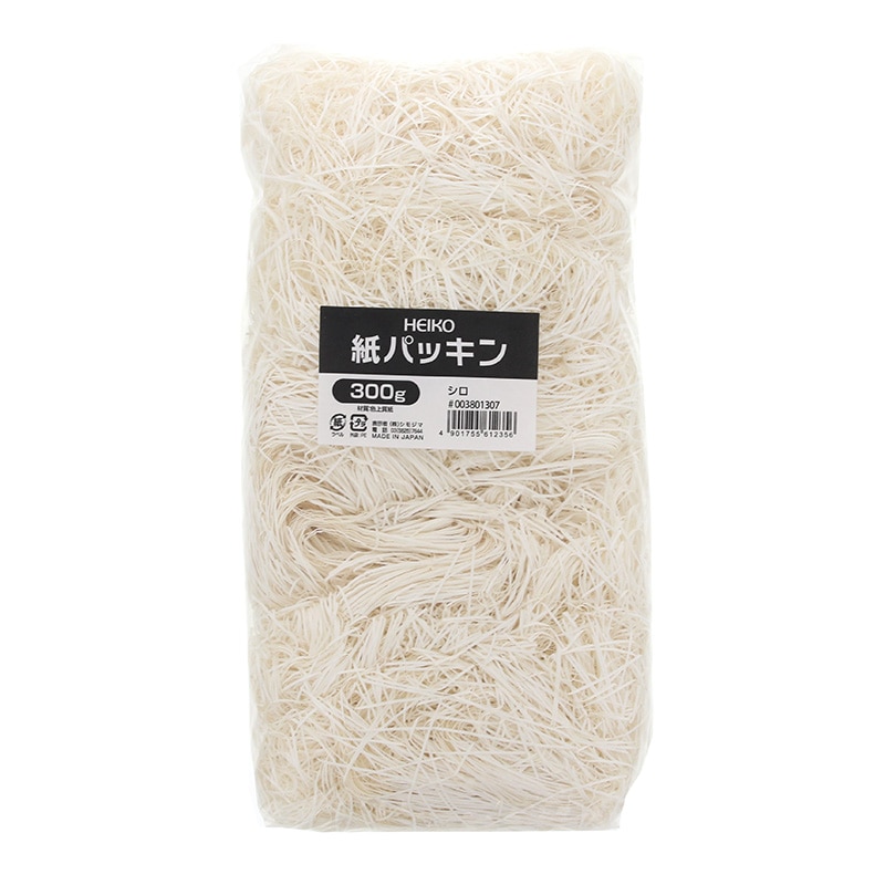HEIKO 緩衝材 紙パッキン 300g入 白 1袋