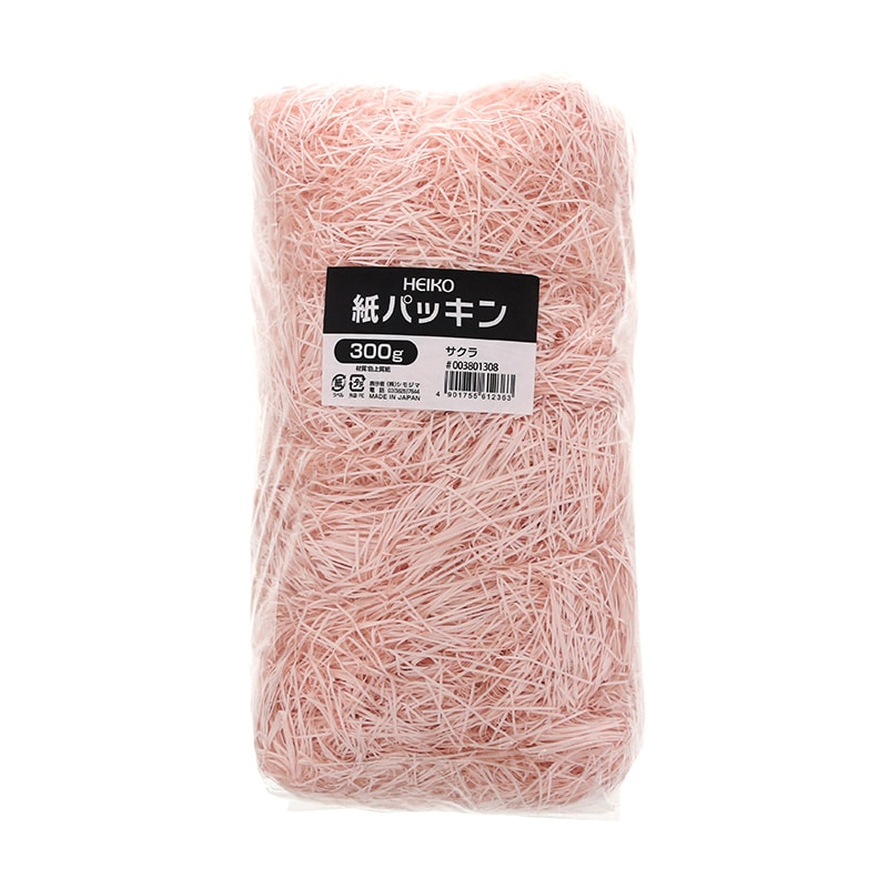 HEIKO 緩衝材 紙パッキン 300g入 桜 1袋
