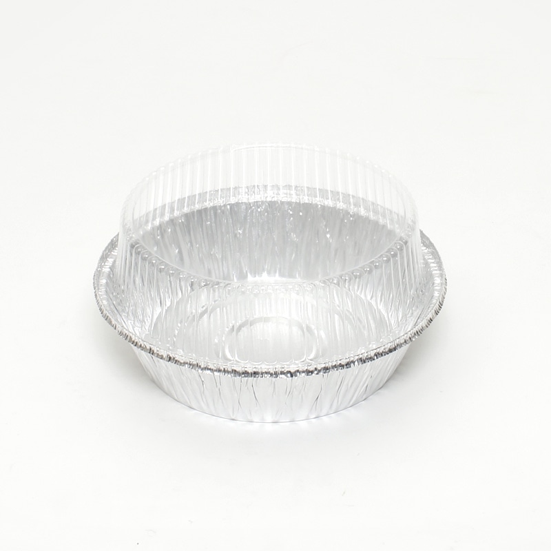 製菓資材 フタ付アルミトレイ AL-5 5枚/袋