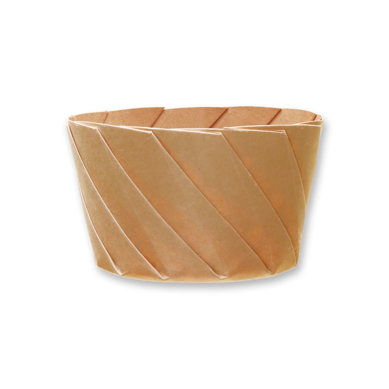 シンメイ 食品容器 おりがみカップ 特小 茶 20枚/袋