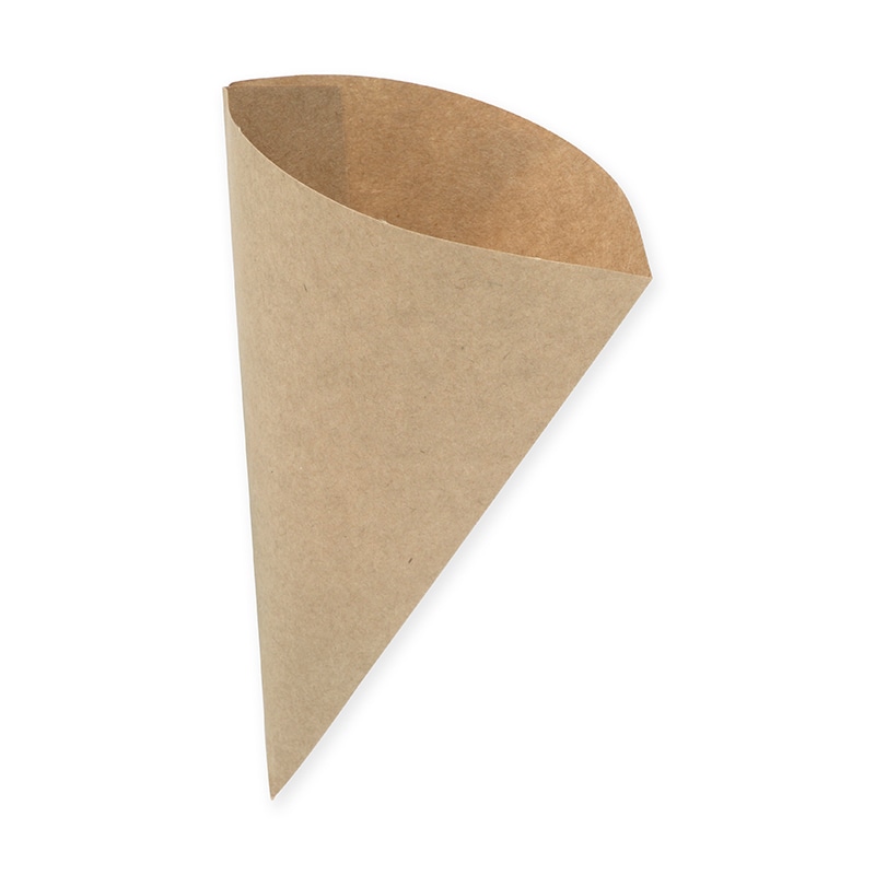 ワッフルコーンスリーブ L-043 茶 100枚/袋