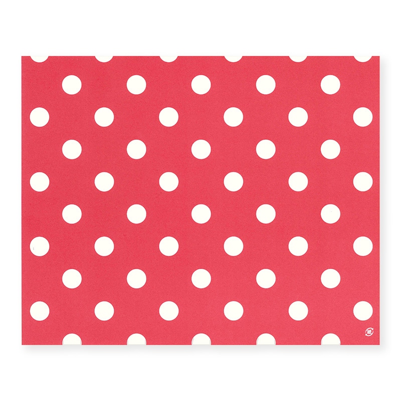 HEIKO クレープ包装紙 ドット 100枚/袋