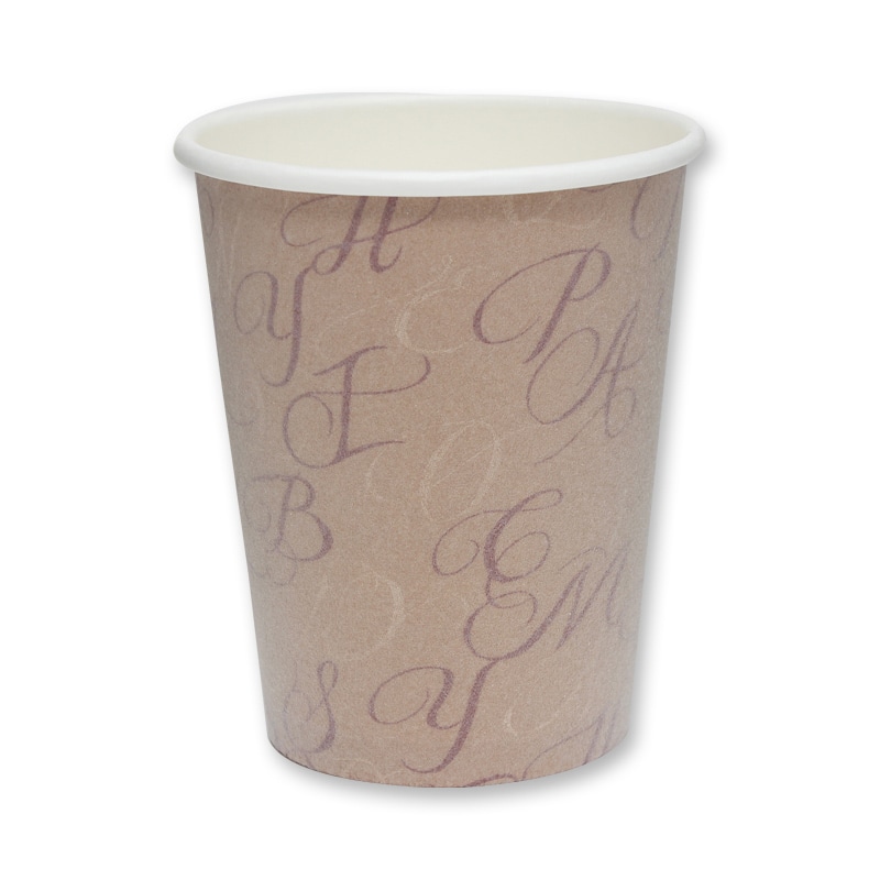 HEIKO 紙コップ 発泡断熱カップ 8オンス 口径80mm タイポアート 50個/袋