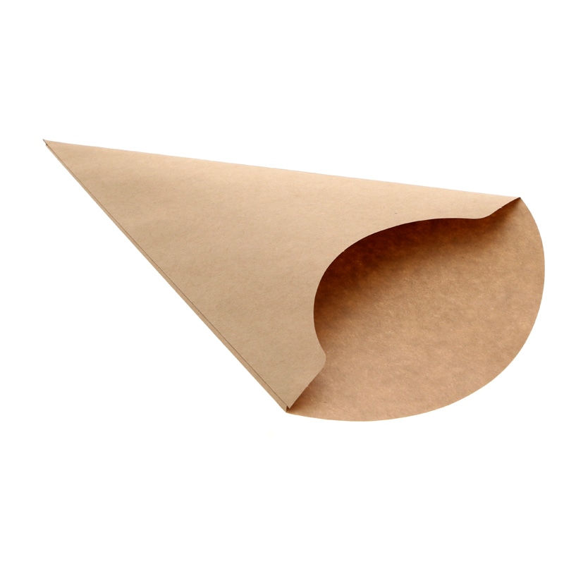 HEIKO スナック三角袋 17-28 未晒無地 100枚/袋