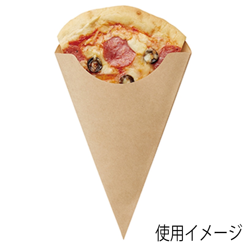 HEIKO スナック三角袋 17-28 未晒無地 100枚/袋