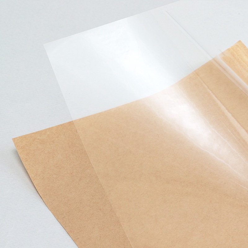 HEIKO 片面透明バーガー袋 18－18 未晒無地 100枚/袋