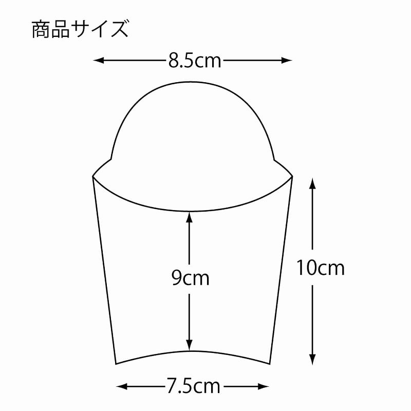 スナック包材 ポテトケース L 100枚/袋