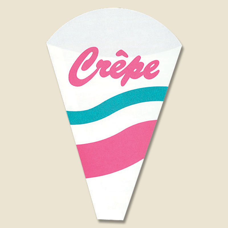 スナック包材 クレープ三角袋 100枚/袋