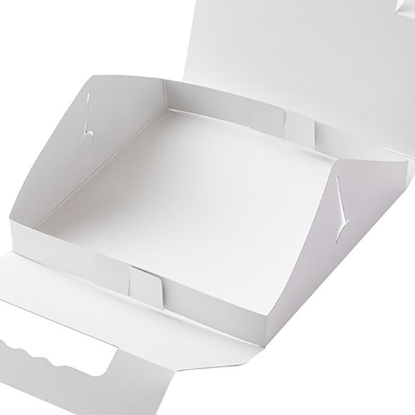 ピザ箱　ピザホワイト 大 184 200枚/箱（ご注文単位1箱）【直送品】