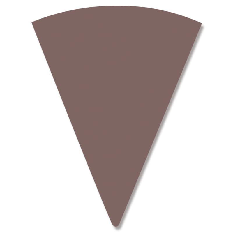 HEIKO ワッフルコーンスリーブ 無地 ブラウン 100枚/袋