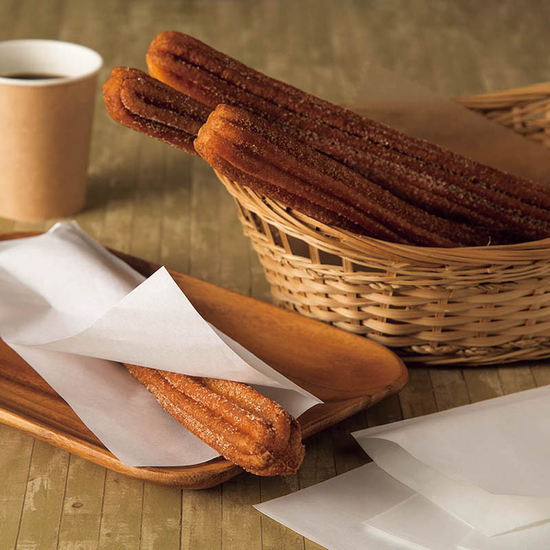 アオトプラス チュロス袋 白無地 100枚/袋