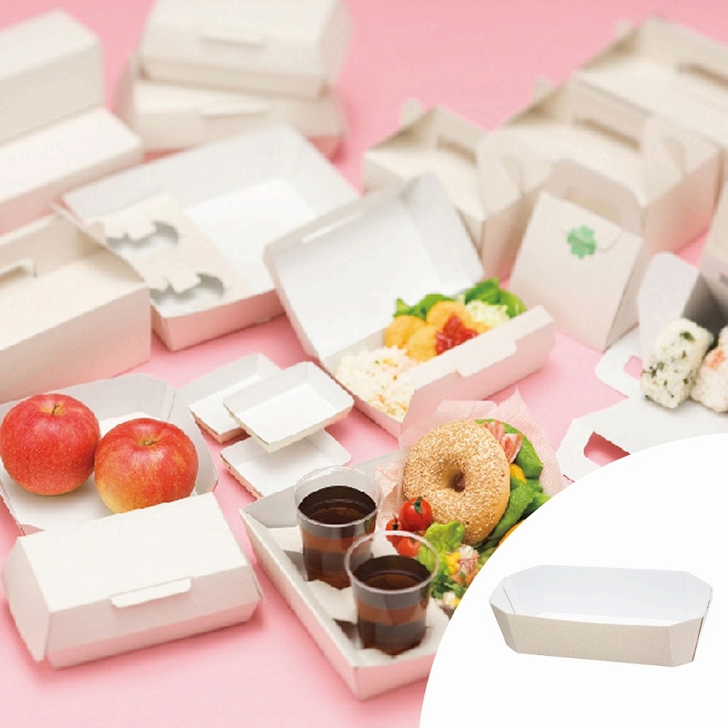 HEIKO 食品容器 エコパームボックス Fトレー4 20枚/袋