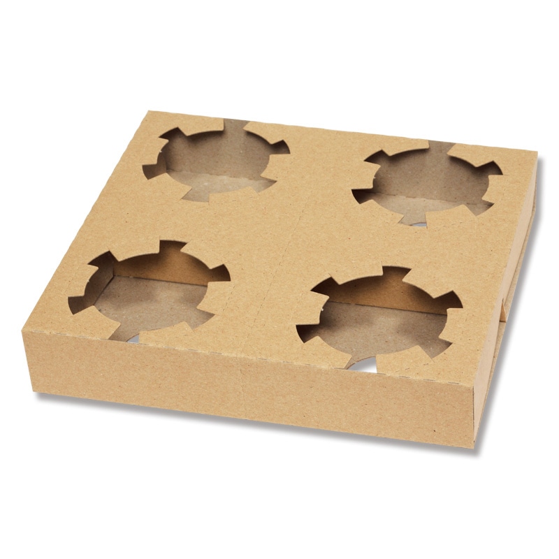 HEIKO カップホルダー Dカップホルダー 4個用 50枚/袋