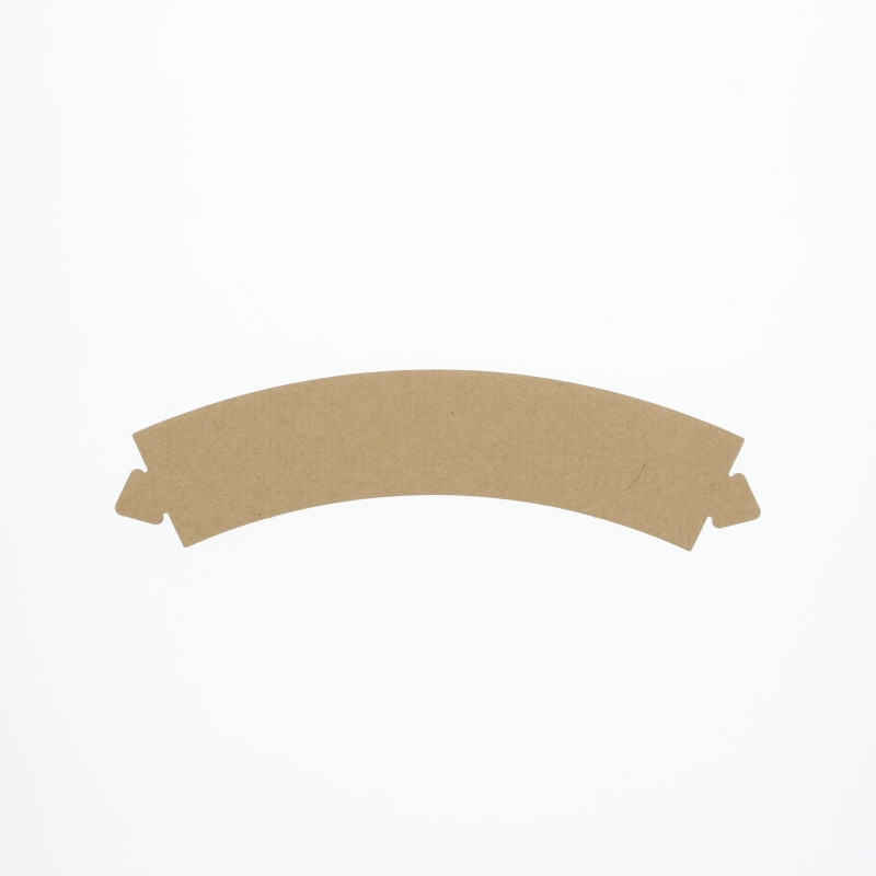 HEIKO ペーパースリーブ 8～14オンス用 茶 100枚/袋