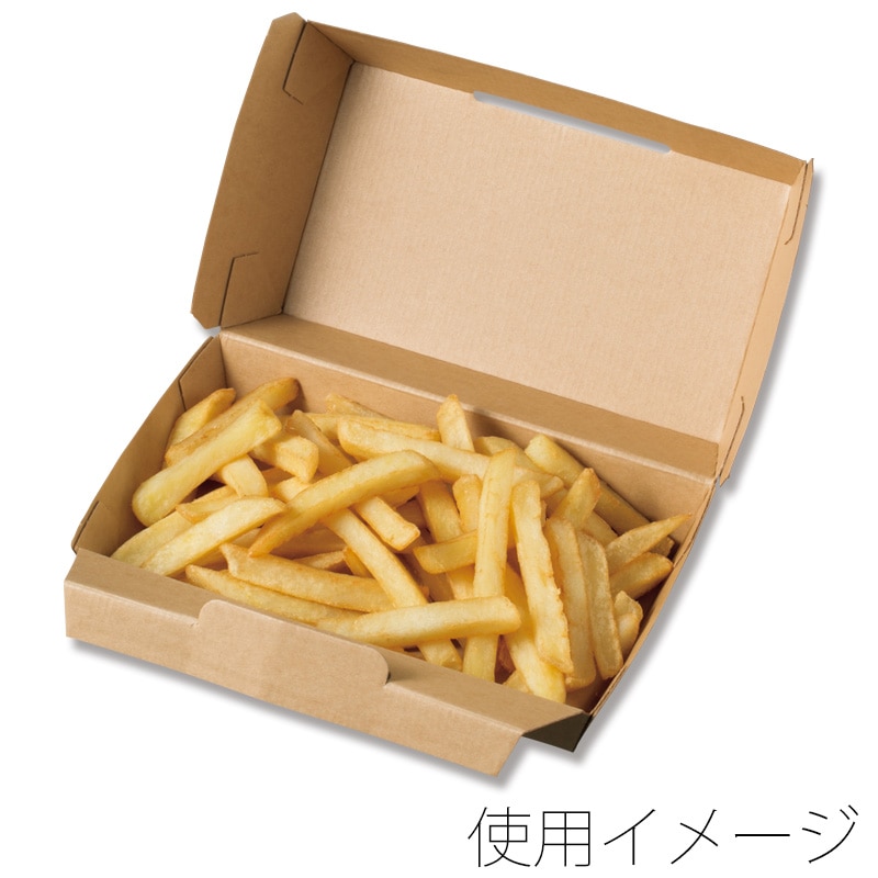 HEIKO 食品容器 ネオクラフト ランチボックス S 20枚/袋 004248008