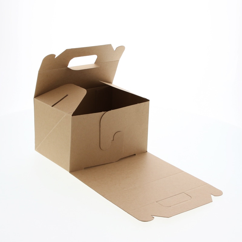 HEIKO 箱 ネオクラフト キャリーボックス M ケーキ4～5個用 20枚/袋