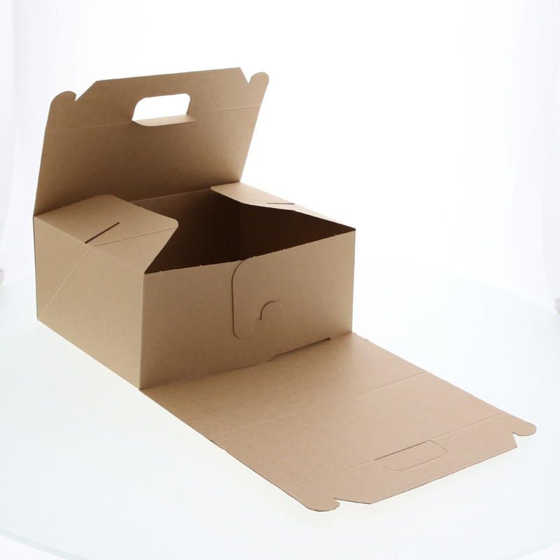 HEIKO 箱 ネオクラフト キャリーボックス LL ケーキ8～9個用20枚/袋