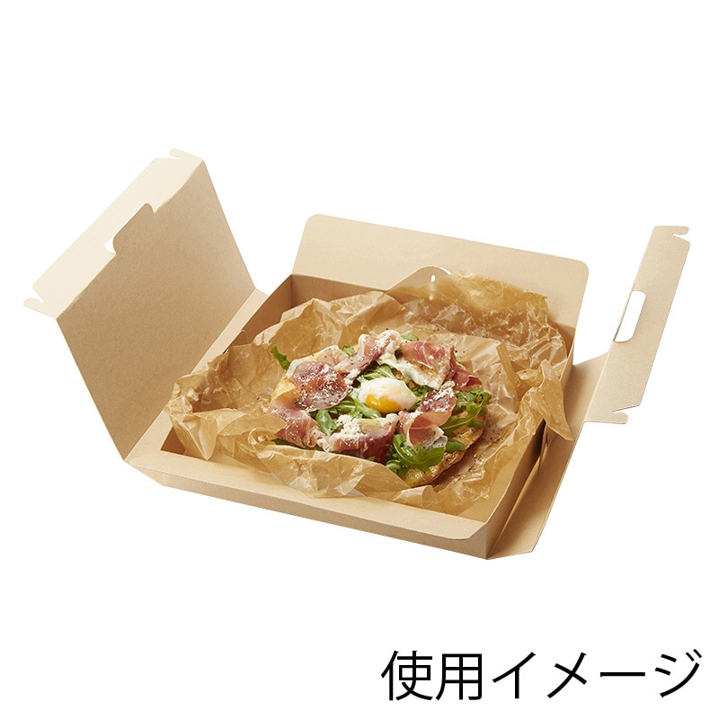 HEIKO 食品容器 ネオクラフト キャリーピザボックス M 10枚/袋