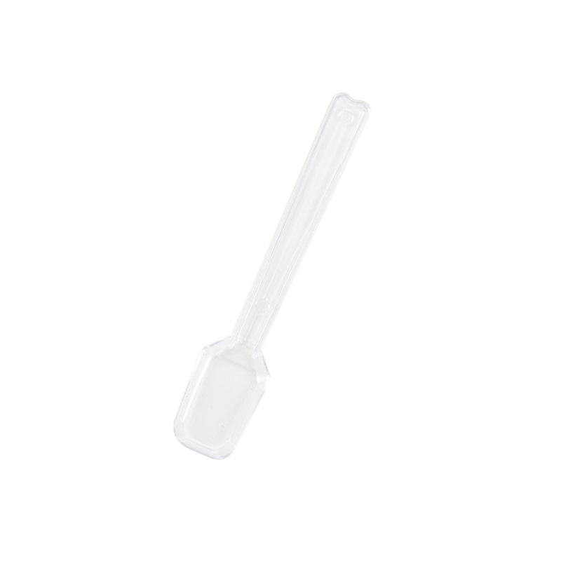 HEIKO プラスチックスプーン 9cm バラ 透明 100本/袋