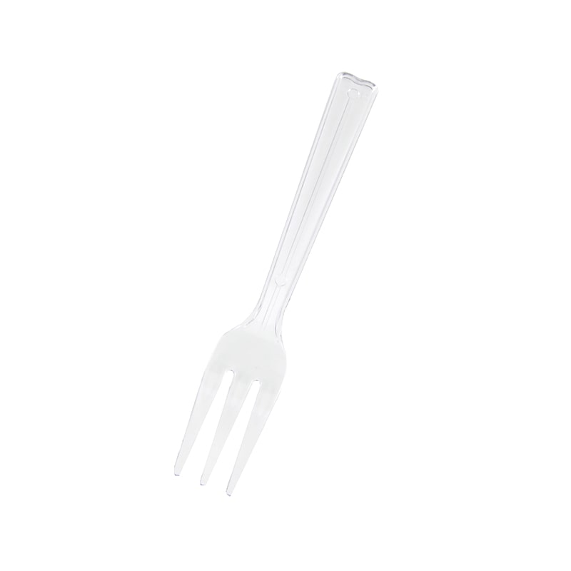 HEIKO プラスチックフォーク 12cm バラ 透明 100本/袋