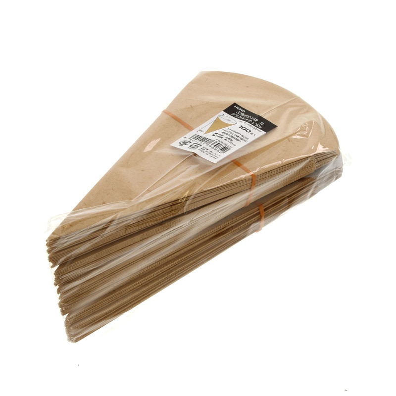 HEIKO 三角ポテト袋 S クラフトナチュラル 100枚/袋