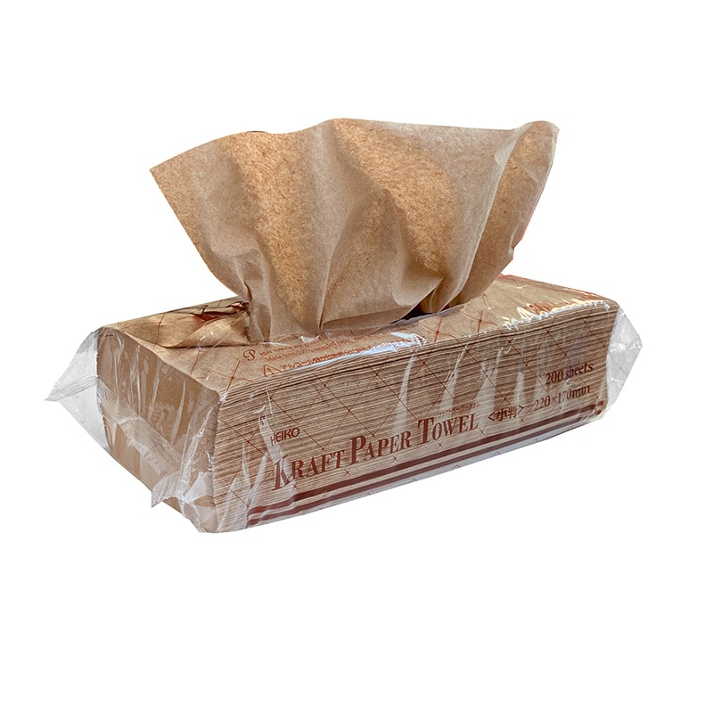 HEIKO クラフトペーパータオル シングル 小判 200枚/パック