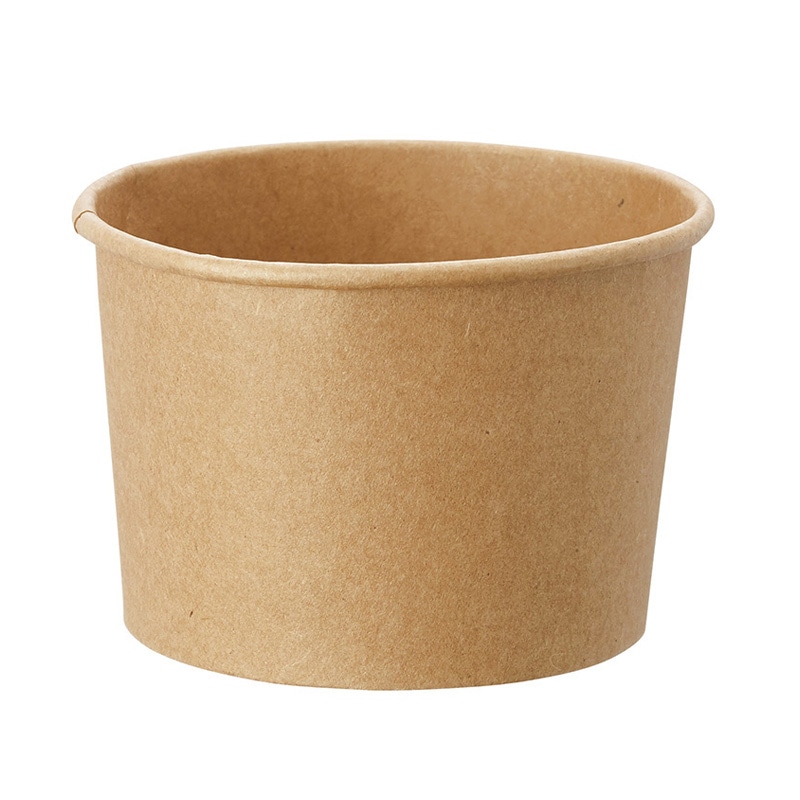 HEIKO 製菓資材 アイスカップ 200ml 86-200 クラフト 50個/袋